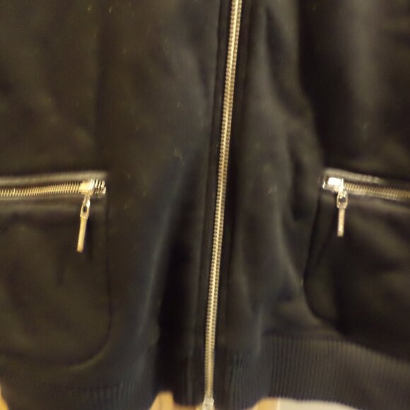 Ralph Lauren Sweatshirt Zip Vest Hooded Sleeveless ~ Black ~ Size: Large - Picture 4 of 9